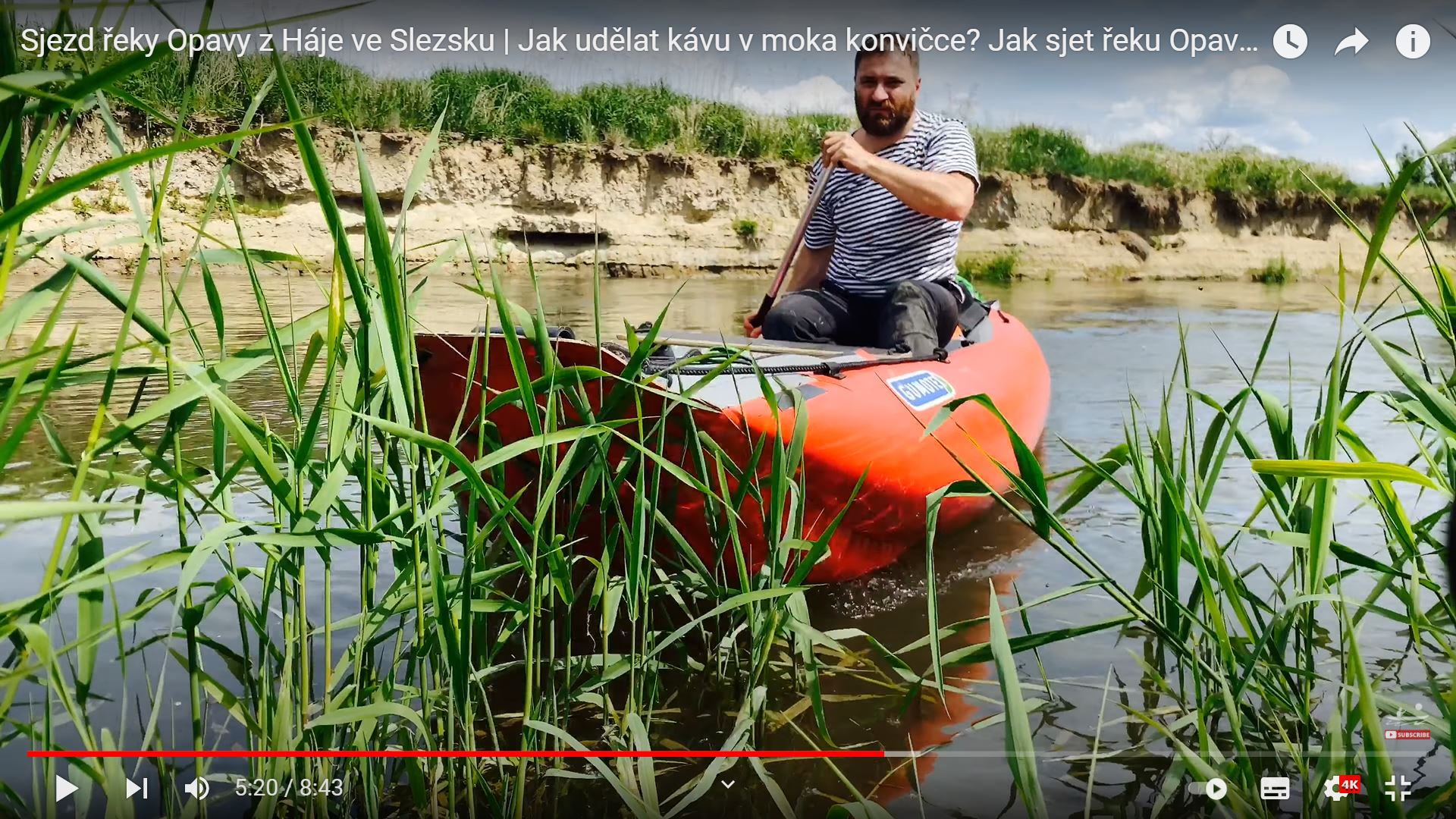 Splutí řeky Opavy z Háje ve Slezsku | Jak udělat kávu v moka konvičce? Jak sjet řeku Opavici? Gumotex