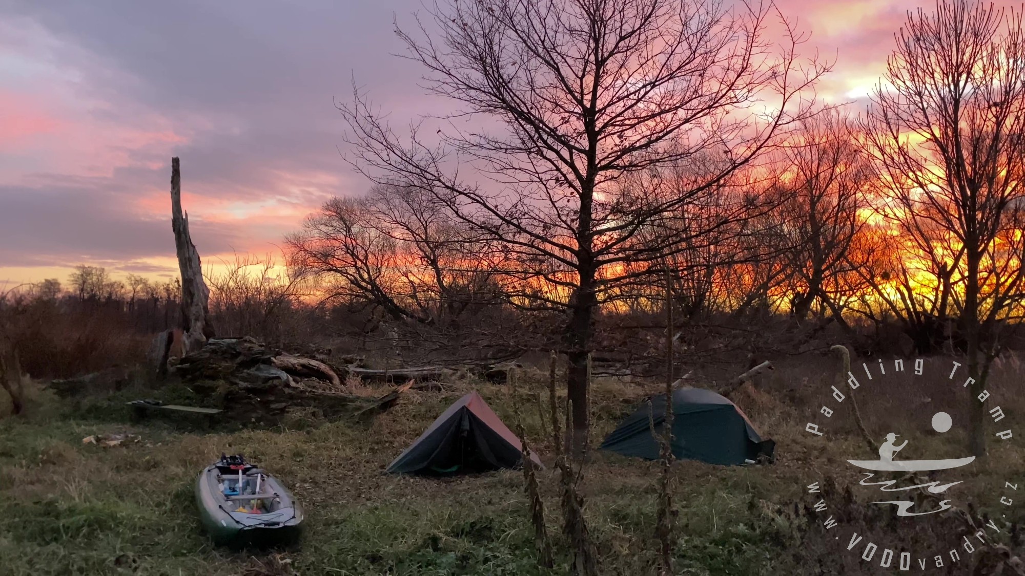 Radim Sieber a Paddling Tramp na řece Opavě | Vodácký vandr