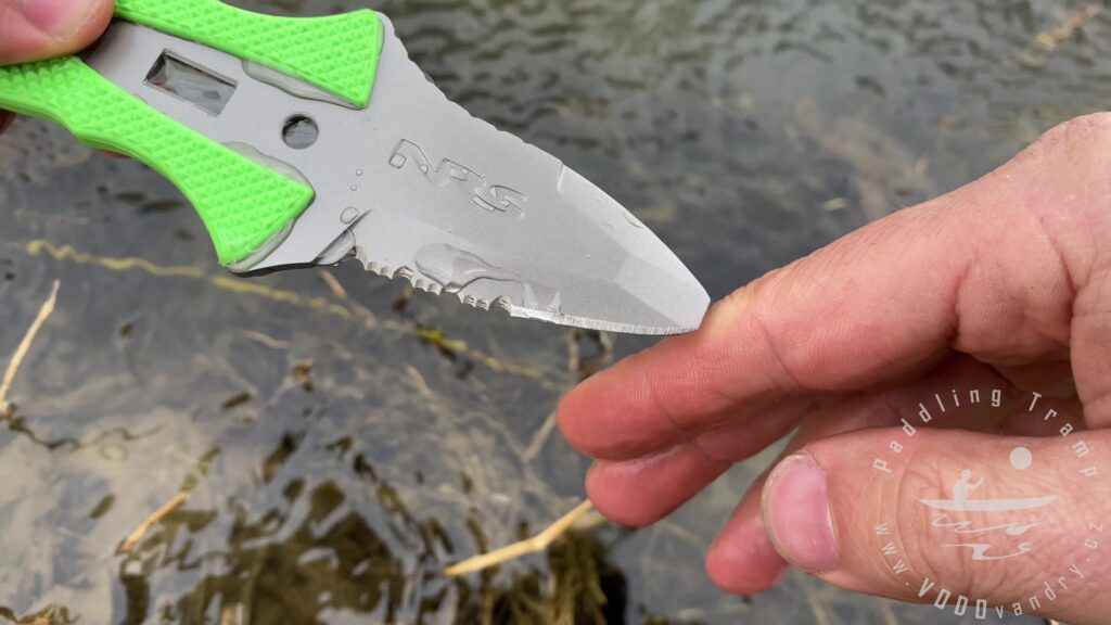 Jarní splutí řeky | Březová míza | Vodácký nůž NRS Co-Pilot Knife | Vodácký bushcraft