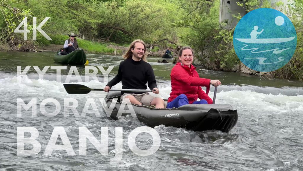 Morava s partou vodáků a muzikantů | Banjo, kytary a zpěv | Kutlíci, Scout a Pálava