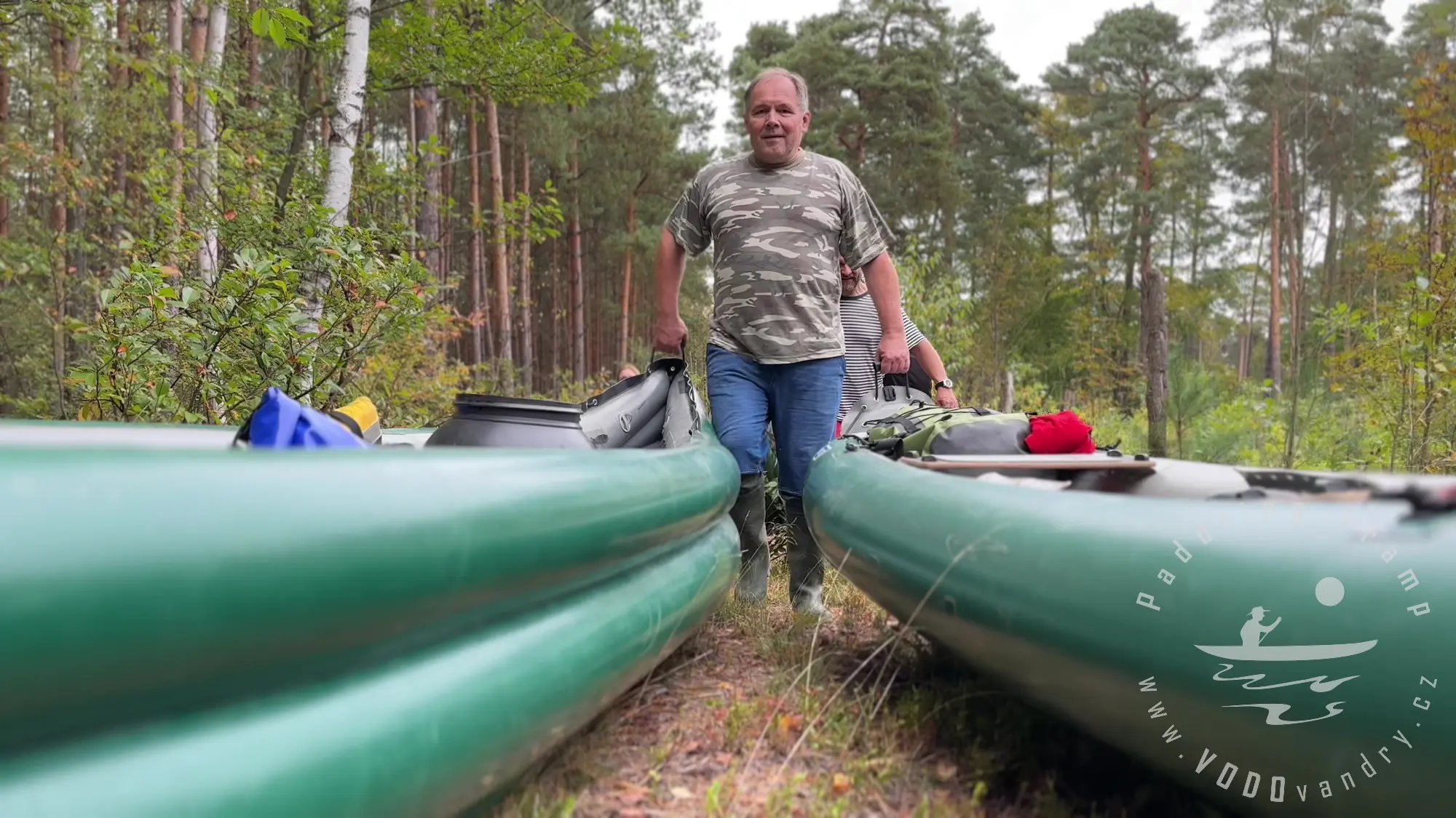 Jak jsme sbírali hřiby z lodě | Polsko - Mała Panew | Krásná podzimní řeka